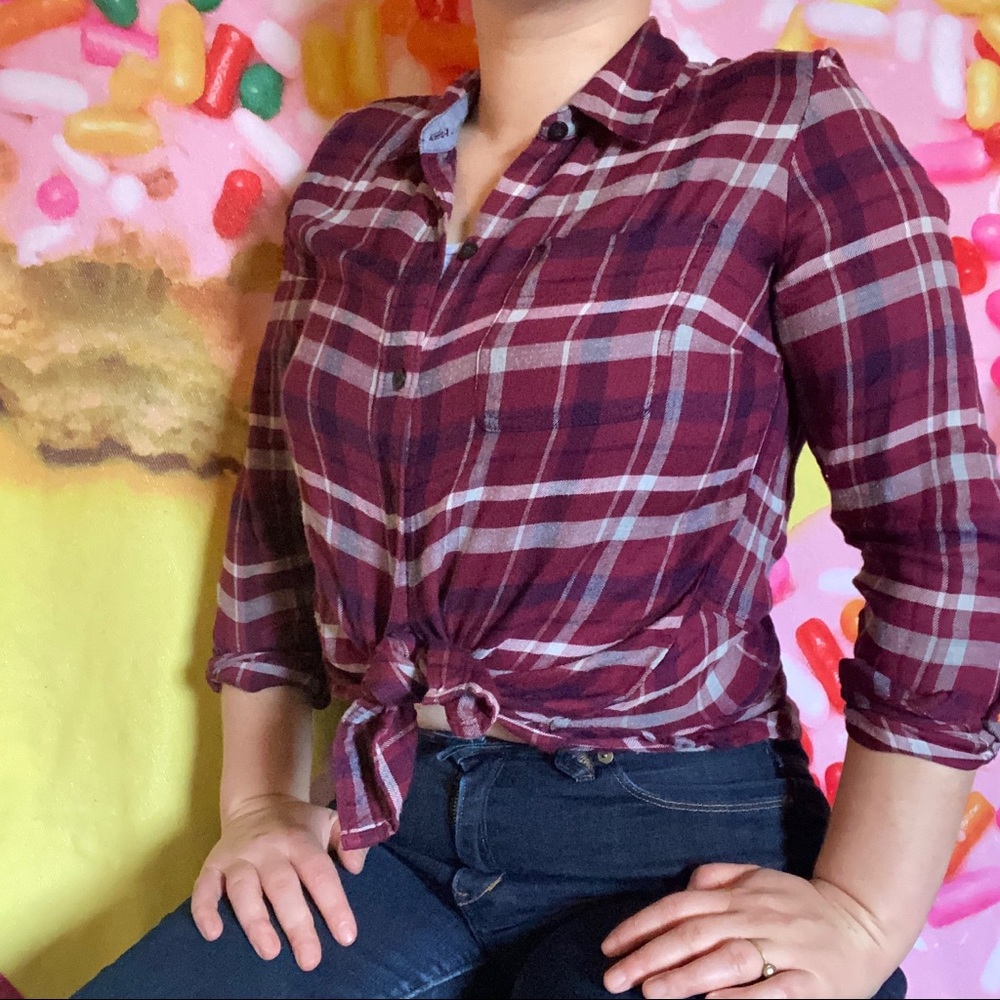 Lucky brand plaid button up!
